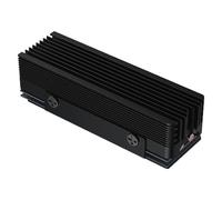 Fuhjythy M.2 SSD Heatsink M.2 2280 SSD Radiator for M.2 NVMe 2280 SSD 2 Heat Pipes M.2 SSD Radiator Black