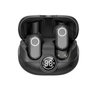 Fuhjythy M89 Smart Translator Headset 144-Language AI Translation Earbuds Wireless On-Ear Translator Device Black