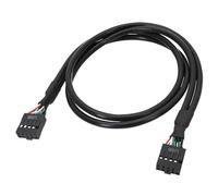 Fuhjythy Mainboard USB 9PIN Female to Female Internal Cable USB2.0 Internal Mainboard Header Cable