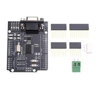 Fuhjythy MCP2515 CAN Bus Shield Board Module SUB-D Connector Standard UART IIC SPI LED Indicator Controller CAN 4.8-5.2V