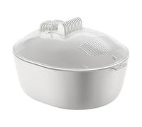 Fuhjythy Meat Thawing Container Blue Light Fast Defrosting Drainer Great for Home Kitchen Use