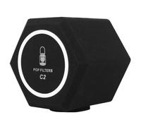 Fuhjythy Mic Wind Screen C2 Microphone -Filter Acoustic for Record Studios Mic Sound-Absorbing Foam Vocal Isolation Ball