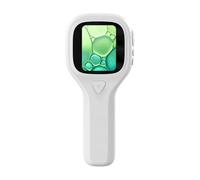 Fuhjythy Microscope Magnifier withLED Lights Digital Microscope Chip Print Textile Inspection White