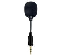 Fuhjythy Mini Microphone No Need Charge for Live Sound Card Singing Live Accessories Three-Pole