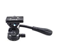 Fuhjythy Mini Panoramic Tripod Head Damping Heads Hydraulic Fluid Video Damping Metal Head for Tripod Monopod Camera Holder Stand