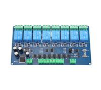Fuhjythy Modbus-Rtu 8 Channel Relay Module Modbus RTU 8 Switch Input RS485 Communication TTL Easy Install