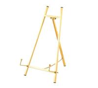Fuhjythy Modern Metal Tripod Plate Stand Table Top Easel Art Holder Easel for Wedding Display Picture Plate Platter Book Photo