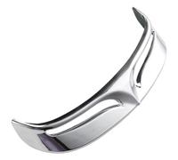 Fuhjythy Motorcycle Chrome Rear Mud Flap Trailing Edge Cover Mudguard Flare Trim Tip for 2007-2016 Flstf Softail