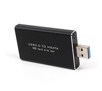 Fuhjythy MSATA to USB USB 3.0 to MSATA SSD USB3.0 to MSATA Case Hard Disk Adapter M2 SSD External HDD Box Enclosure HDD Case