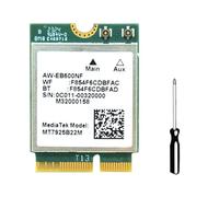 Fuhjythy MT7925 WIFI 7 Card 5400Mbps M.2 Triple Band 2.4G/5G/6G Bluetooth 5.3 WiFi Card Adapter for Win10/Win11 Linux