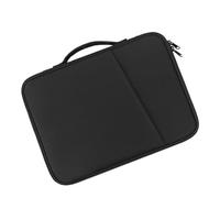 Fuhjythy Multi-Functional Portfolio Travel File Organizer for 12.9-13 Inch Tablet Sleeve Case Tablet Carrying Bag Black