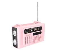 Fuhjythy Multifunctional Bluetooth Speakers Solar Hand Crank AM/FM/NOAA Radio Speakers with LED Flashlight and Reading Lamp