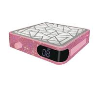 Fuhjythy Nail Dust Collector Nail Vacuum Nail Dust Collector Vacuum Dust Collector Nail Tech Pink