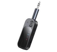 Fuhjythy New Airplane Bluetooth 5.4 Transmitter Receiver 2-in-1 Wireless Bluetooth Adapter-Use with Any 3.5MM Jack on Flight, TV