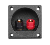 Fuhjythy New Square Board Binding Post Speaker Box Terminal Cup Wire Cable Box Connector