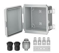 Fuhjythy Outdoor Electrical Box IP67 Outdoor Waterproof Distribution Box Outdoor Hinge Power Box Outdoor Waterproof Junction Box