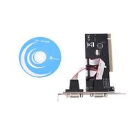 Fuhjythy PCI to R232 Adapter PCIE to 2 Port Serial Expansion Card PCI-E to Industrial RS232 Serial Port Adapter Kits for Desktop