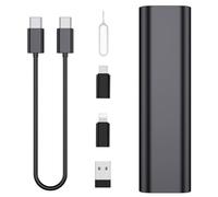 Fuhjythy PD60W USB C to Type C Cable Fast Charging Travel Multi Functional USB Adapter SD Card Storage Box