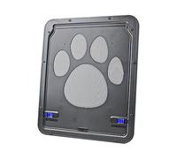 Fuhjythy Pet Screen Door Easy Install Home Lockable Outdoor Door Magnetic Self-Closing Function Sturdy Door For Dog Cats 24X29cm