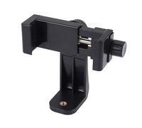 Fuhjythy Phone Holder/Vertical and Horizontal Tripod Mount Adapter Rotatable Bracket with 1/4 Inch Screw Hole/Adjustable Clip