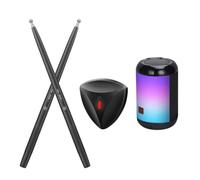 Fuhjythy Portable Electronic Air Drum Somatosensory Drum with Drumstick Electronic Drum Musical Instruments for Kids Beginner Easy Install Easy to Use -B