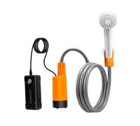 Fuhjythy Portable Outdoor Shower Bathing Pump Rechargeable Handheld Electric Shower Camp Shower for Car Hiking Swimming