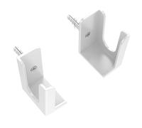 Fuhjythy Power Strip Holder Mobile Phone Wall Mount Self-Adhesive Bracket Punch-Free Holder White