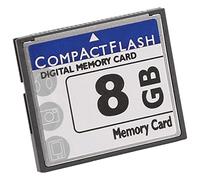 Fuhjythy Professional 8GB Compact Flash Memory Card(White&Blue)