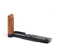 Fuhjythy Quick Release L Plate Wooden Side Handle Bracket Handgrip for ZFC Digital Camera Tripod Accessories Black