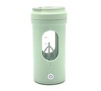 Fuhjythy Rechargeable USB Electric Protein Shake Bottle Portable Automatic Mixer for Whey Protein 600ml Capacity B