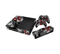 Fuhjythy Red Decal Skin Sticker Protector For Console