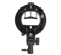 Fuhjythy S Type Bracket for Bowens Mount Holder S Type Bracket Holder for Speedlite Flash Snoot Softbox
