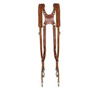 Fuhjythy Shoulder Camera Strap for DV Digital SLR Camera Outdoor Photography Shoulder Strap Double Protection Brown