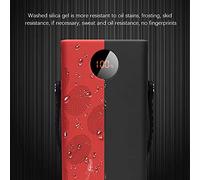 Fuhjythy Silicone Case for PEA40 40000MAh Power Bank Anti-Slip/Anti-Fall Soft Cover Portable Protective Sleeve(Black)