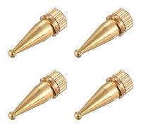 Fuhjythy Speaker Spikes for Hi-Fi Feet, Speaker Stands, Copper M8 Thread,36.2mm(H) 4Pcs