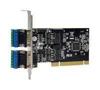 Fuhjythy ST330 PCI MCS9865 2S Industrial Grade RS422/RS485 Serial Port Adapter Card Multifunction Expansion Card Easy Install
