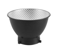 Fuhjythy Standard Reflector Diffuser Lamp Shade Dish for Bowens Bayonet Mount Studio Strobe Flash Light Reflector 55 Degrees