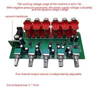 Fuhjythy Stereo Audio Mixer 1 Input 5 Output Multi-Channel Audio Source Distributor Interface for Power Amplifiers