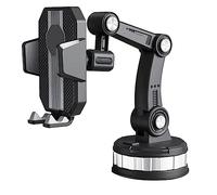 Fuhjythy Suction Cup Cell Phone Holder Stand Plastic Car Phone Mount Universal Dashboard/Windshield/Window Phone Holder Mount