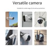 Fuhjythy Surveillance Rain Cover Camera Protection Security Camera Rain Cover Camera Rain Cover Camera Sun Hood Security 2 PCS