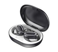 Fuhjythy T35 Wireless Bluetooth Headset Digital Display Screen Convenient Noise Canceling Sports On-Ear Open Bluetooth Headset,A