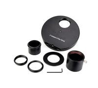 Fuhjythy Telescope Filter Wheel Metal Filter 5 Positions for Telescope Eyepiece for Astronomical Telescopes 2inch