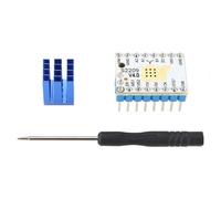 Fuhjythy TMC2209 V4.0 Stepper Motor Driver Quiet Operation for 3D Printers 5.5-28V 2.8A with Heatsink Enhanced Microsteps