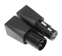 Fuhjythy to RJ45 Connector RJ45 Ethernet to 3 Pin XLR Female & Male Adapter Sets (3PIN 1Pair)