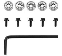 Fuhjythy Top Bearing Router Bit Cutter Head Bearing Set Ball Bearing Accessories Kit Inner 4.76mm Outer 12.7mm