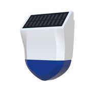 Fuhjythy Tuya Smart WiFi Siren Alarm Outdoor Sound and Light Alarm Waterproof Solar Sound Light Alarms