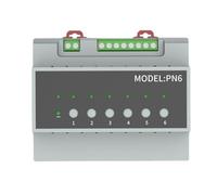 Fuhjythy Tuya Smart Zigbee 6CH Relay Switch Module Remote Control Appliance Control Module Supports 3-Way Motor Control