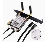 Fuhjythy Tuya Zigbee Computer Power Switch Boot Card Remote on Off Switch Button PCIe Card for Desktop PC Computer Long