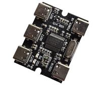Fuhjythy TYPE-C USB Expansion Board Hub Usb Hud Expansion Module 1 in 3 Out with Power Interface
