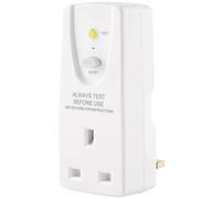 Fuhjythy UK Plug 13A Gfci Leakage Protection Plug RCD Socket Home Circuit Breaker Cutout Switch- UK Plug